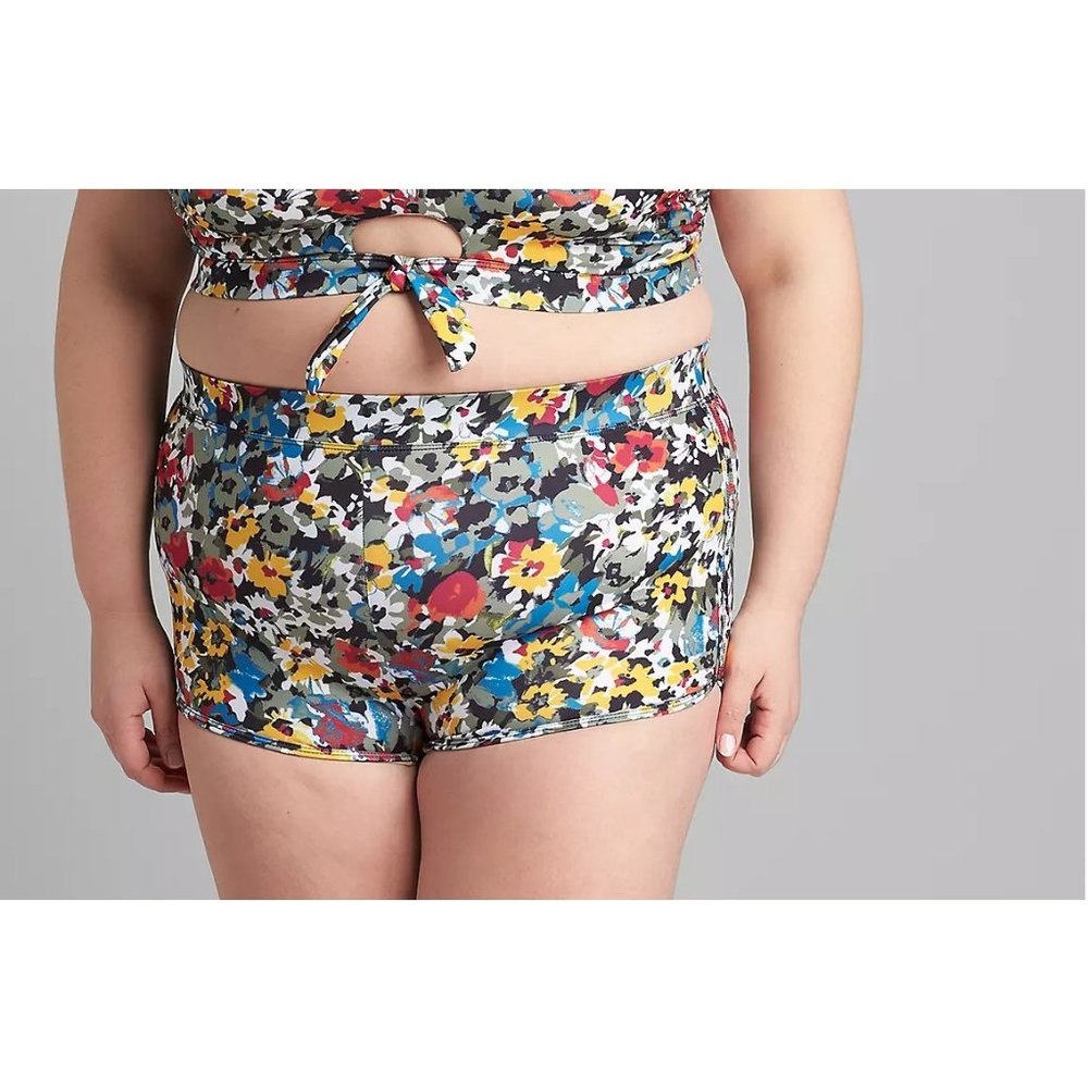 Lane Bryant Cacique Dolphin Hem Swim Short 22